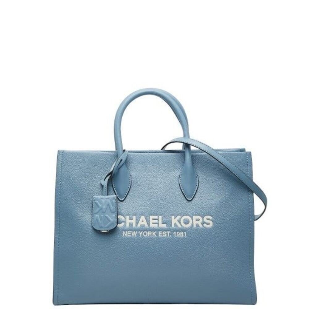 Michael Kors Mirella EW Leather Shoulder Bag Blue